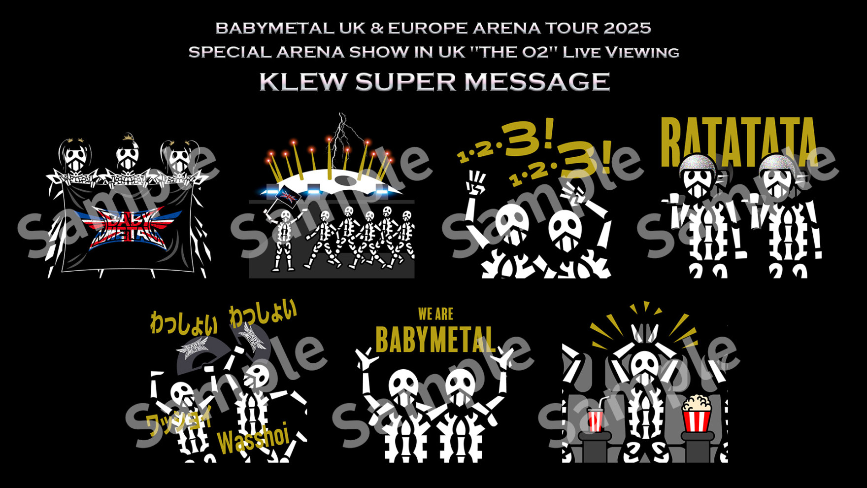BABYMETAL's live viewing experience evolves at KLEW!
Share the excitement with fans nationwide even before the screening with special content from London!